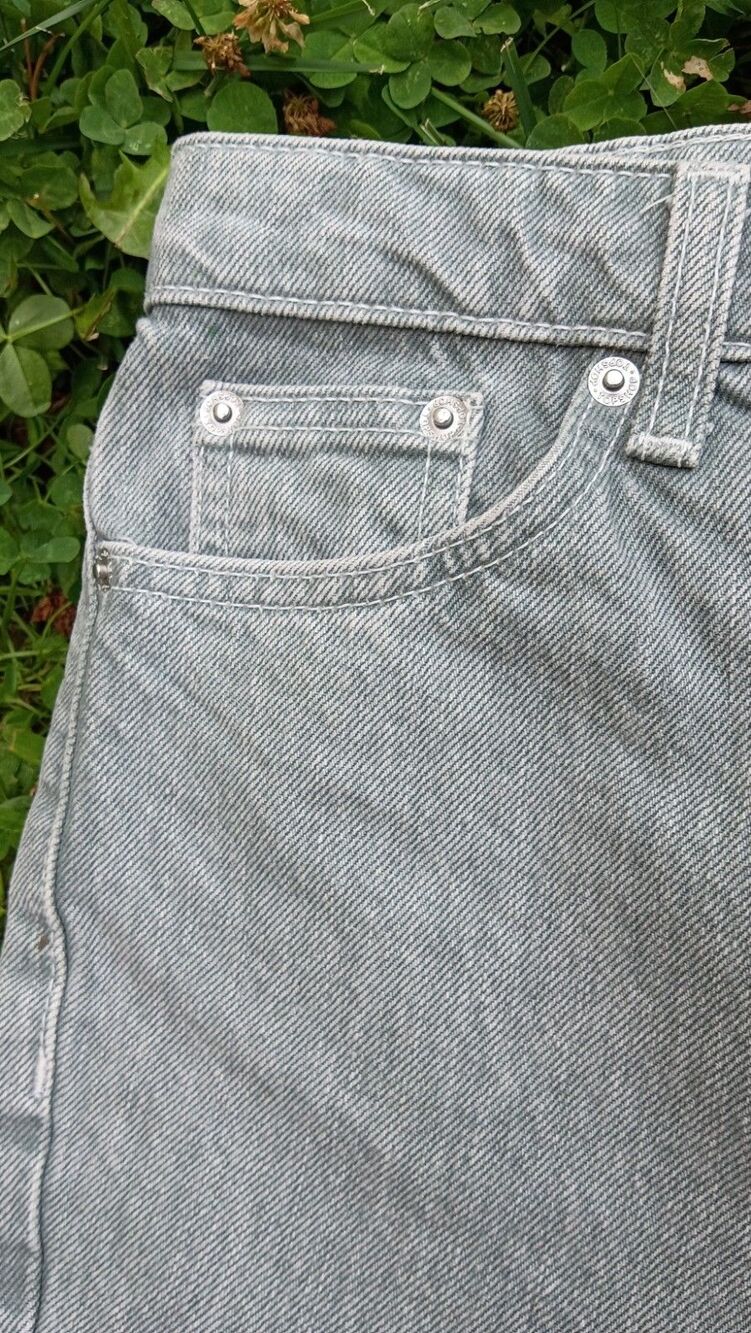 Topshop Barrel Leg Jeans Size 28 Light Wash High Rise Tapered Denim NWOT - Picture 7 of 14